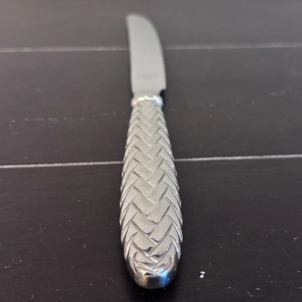 Equestrian Braid (Stainless, 1991) by RALPH LAUREN Flatware | New French Knife